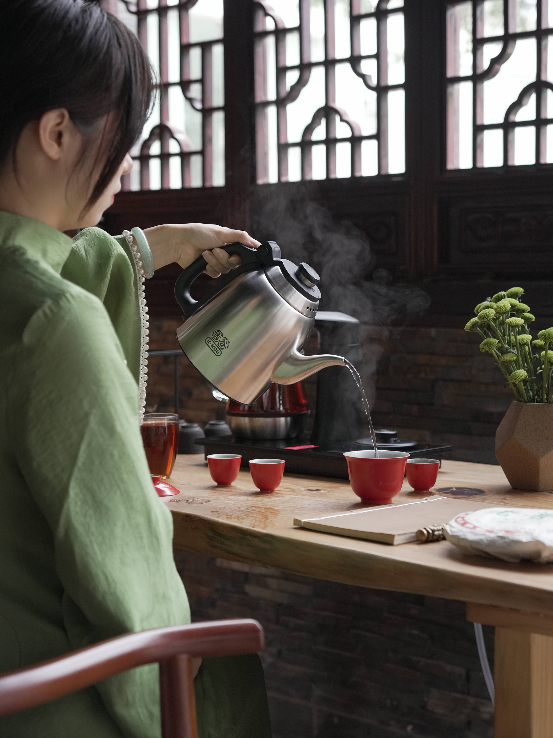 同人的喝茶口味！待客聚会体面又简单方便PG电子麻将胡了2模拟器烧水煮茶照顾不(图8)