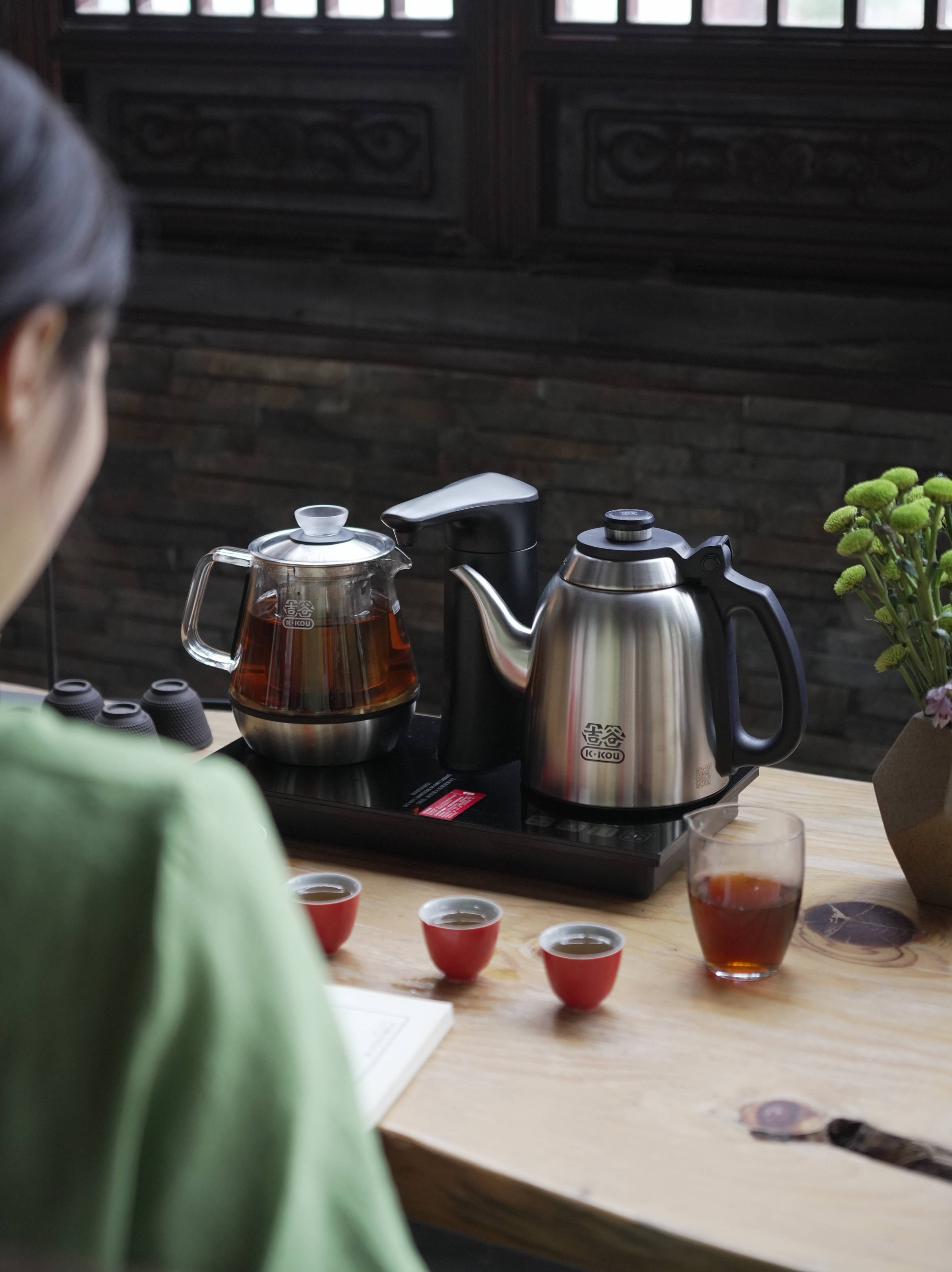 同人的喝茶口味！待客聚会体面又简单方便PG电子麻将胡了2模拟器烧水煮茶照顾不(图7)